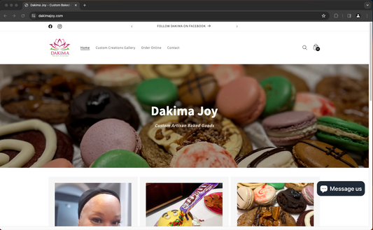 Dakima Website Open For Business!