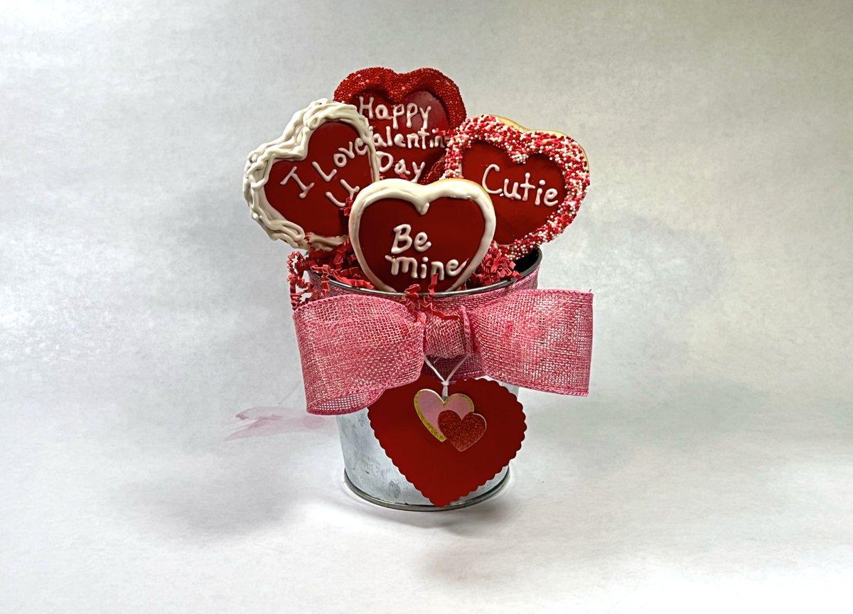 Heart Cookie Bouquet